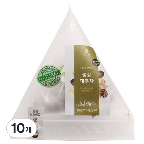 자연애 생강 대추차, 1.5g, 10개입, 10개