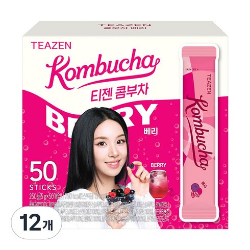 티젠 콤부차 베리, 5g, 50개입, 12개