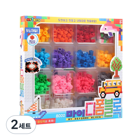 마이토이즈 디폼 나노블록, 혼합색상, 2세트