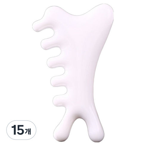 굿썸 컴팩트 두피 마사지기 6 x 10 x 2 cm 42g, 15개, 화이트 소개 2