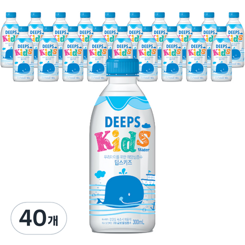 딥스 키즈 해양심층수, 300ml, 40개
