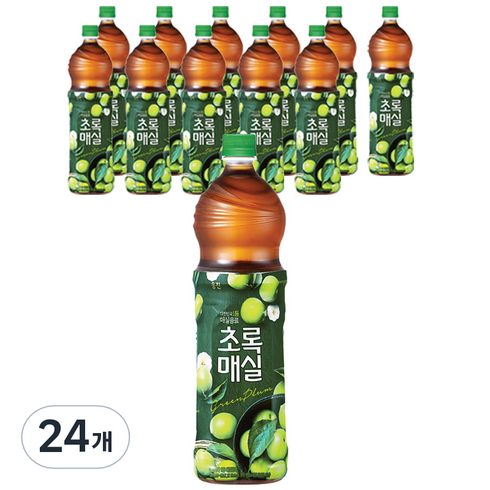 웅진 초록매실, 1.5L, 24개