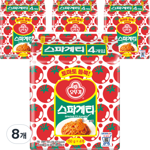 오뚜기 스파게티 4p, 150g, 32개