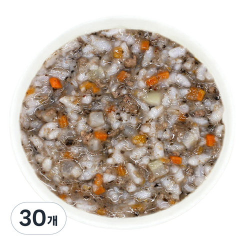 짱죽 실온 이유식 후기 진밥, 혼합맛(블루베리/한우), 160g, 30개