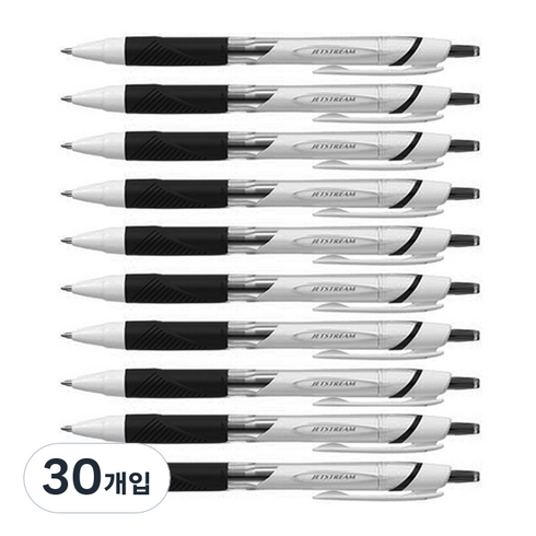 제트스트림 볼펜 0.5mm SXN-150, 블랙, 30개