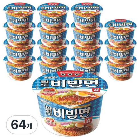 팔도비빔면 컵 115g, 64개