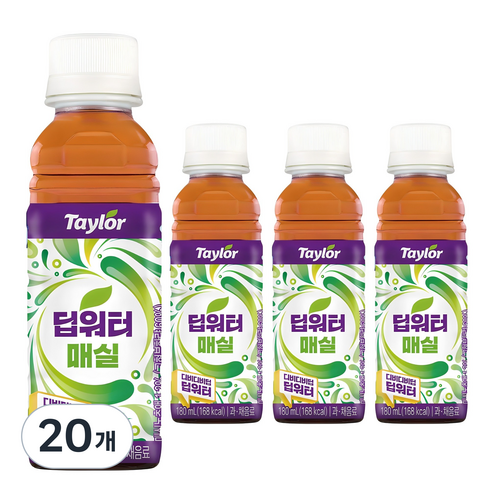 테일러 딥워터 매실, 180ml, 20개