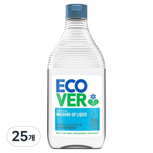 에코버 주방세제 캐모마일 귤, 450ml, 25개
