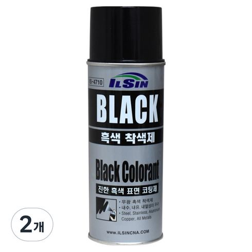 일신 착색제 흑색 IS-4710, 420ml, 1, 2개