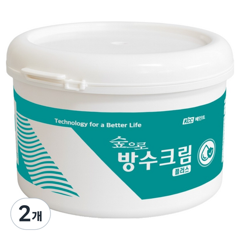KCC숲으로 방수크림 플러스, 2개, 500g, 투명