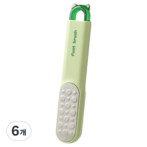 스테디얼 2IN1 풋케어 뒷꿈치 발 각질케어그린, 74g, 6개, 1개입