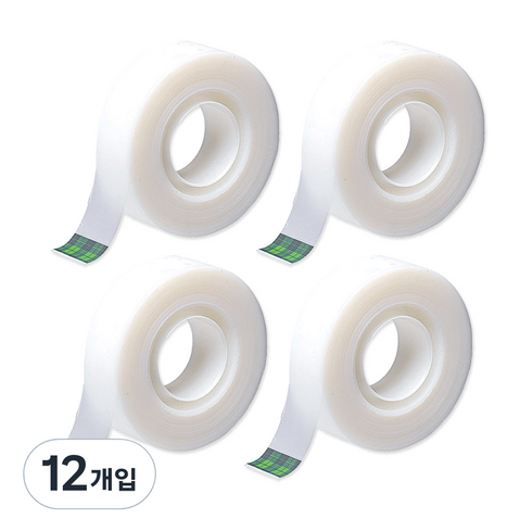 스카치 매직 테이프 리필 18mm x 32m, 12개입
