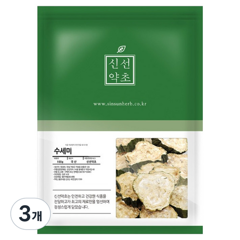 신선약초 국내산 사과락 수세미차 재료 건강차, 100g, 3개