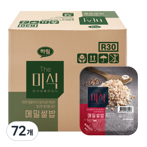 The미식 메밀쌀밥, 180g, 72개