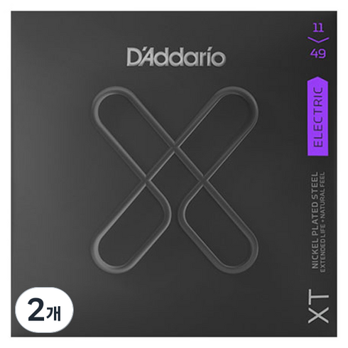 다다리오 일렉기타 스트링, XTE1149, purple, 2개