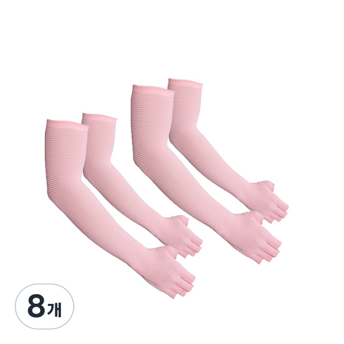 인콘트로 반장갑 토시 4p, 분홍색, 8개