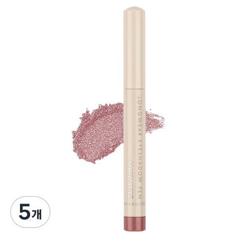 마루빌츠 롱웨어 아이섀도우 펜 1.4g, 60호 페스티벌 플로라, 5개