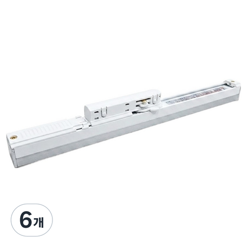 블링라이트 YDNTS LED T라인 레일조명 8W 300mm, 주백색(화이트), 6개