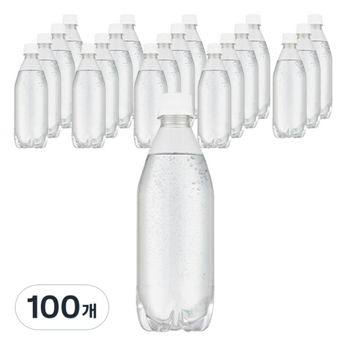 라인바싸 플레인 탄산수 무라벨, 500ml, 100개
