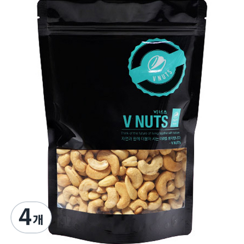 비너츠 볶음캐슈넛, 600g, 4개
