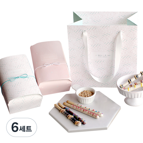 디비디디자인 루시드 막대과자 초콜릿 만들기 세트, 만들기재료 16종, 6세트