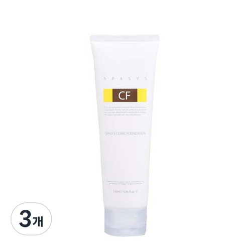 제이알엘 스파시스 CF 클리닉 파운데이션 얇은모발 헤어에센스, 120ml, 3개