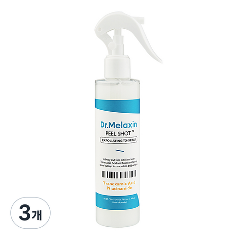 닥터멜락신 필 샷 각질 케어 티엑스 스프레이, 3개, 200ml