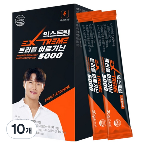 익스트림 트리플 아르기닌 5000, 300g, 10개
