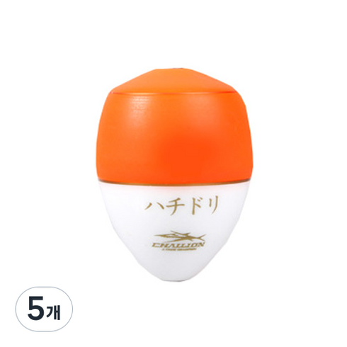 챌리온 와기 허밍버드 낚시 구멍찌 CFL-18 0호, 혼합 색상, 5개