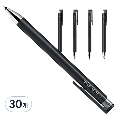 파이롯트 쥬스업 젤잉크펜 0.3mm LJP-20S3, 블랙, 30개