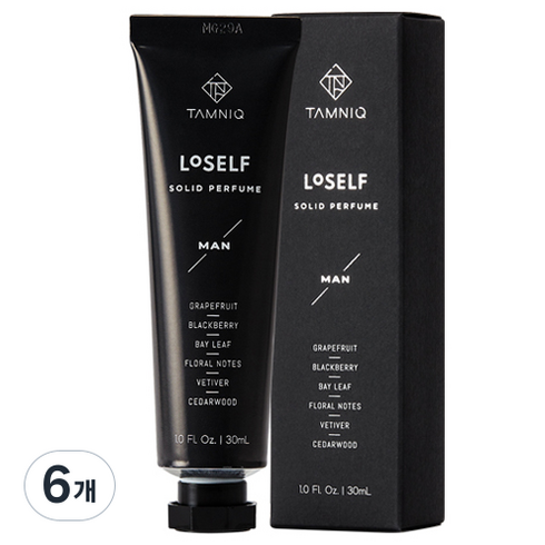 탐니크 솔리드퍼퓸 맨 우디향, 30ml, 6개