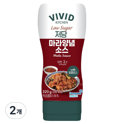 비비드키친 저당 마라양념소스, 320g, 2개