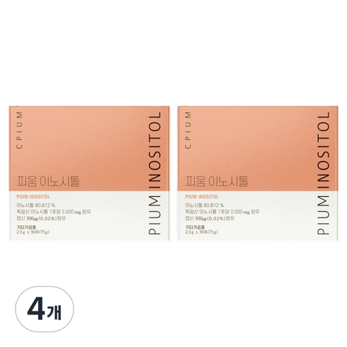 씨피움 이노시톨 콜린 엽산, 75g, 4개