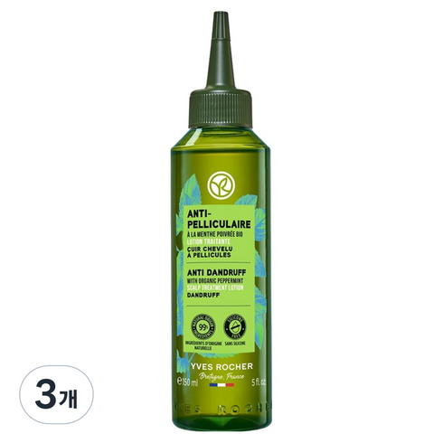 이브로쉐 안티 댄드러프 스칼프 트리트먼트 로션, 3개, 150ml