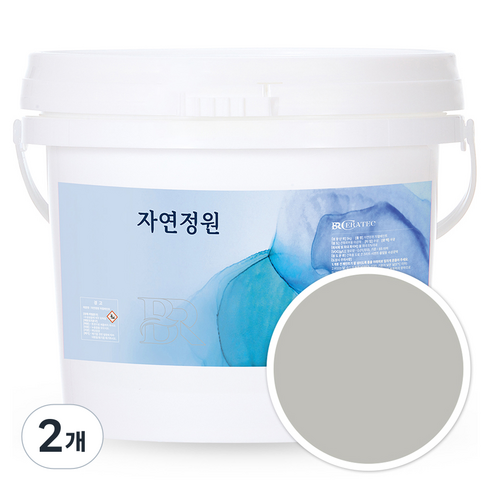 자연정원 차열 방수 페인트, 2개, 5kg, 마일드그레이