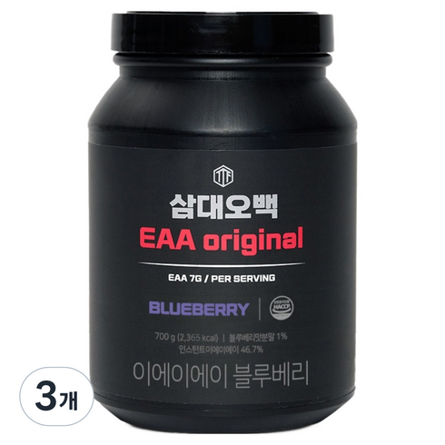 삼대오백 EAA 블루베리, 700g, 3개