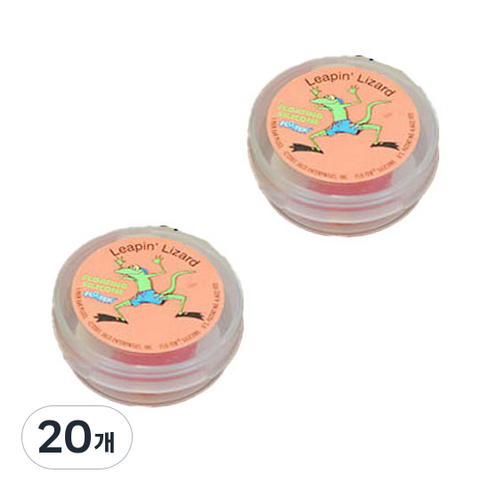 수영 귀마개 레드, 20개, 1쌍