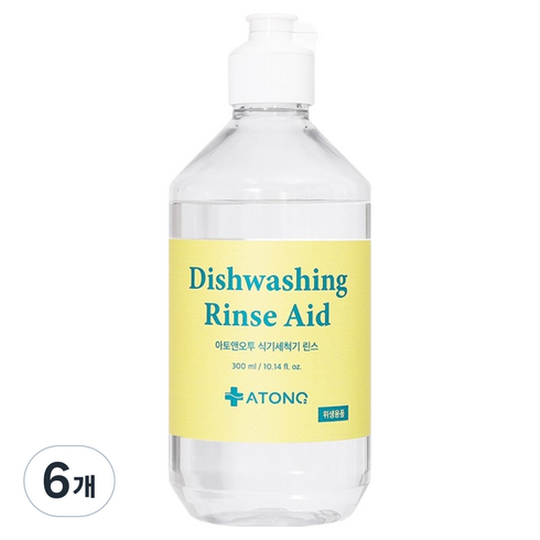아토앤오투 식기세척기 린스, 300ml, 6개
