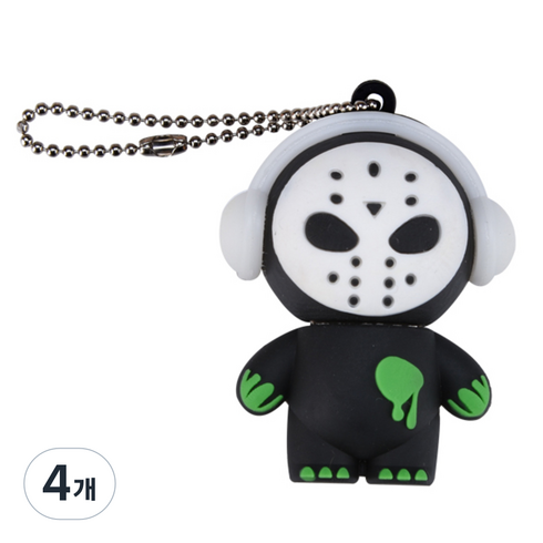 칼론 캐릭터 USB 메모리 무비 스타 8, 4GB, 4개