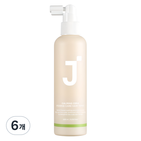 제이숲 카밍 세라 가려운 두피 헤어토닉, 200ml, 6개