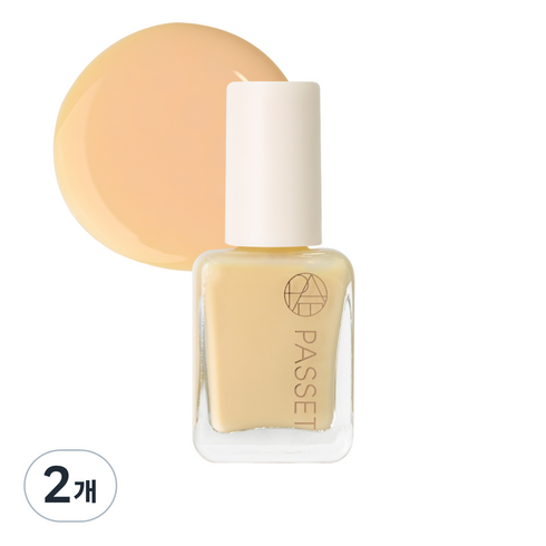 파셋 셀럽 네일컬러 폴리쉬, 02스윗옐로우, 7ml, 2개