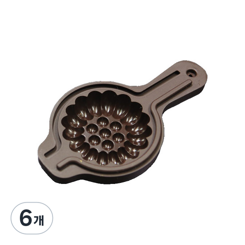 이홈베이킹 실리콘몰드 멀티약과틀, 6개