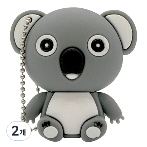 칼론 캐릭터 USB 메모리 애니멀 1, 4GB, 2개