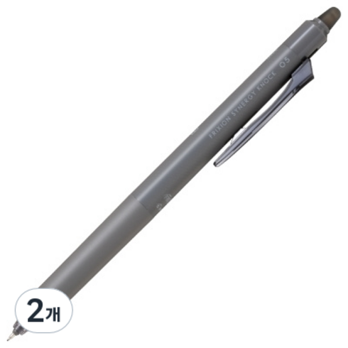 파이롯트 프릭션 시너지노크 볼펜 0.5mm, 블랙, 2개