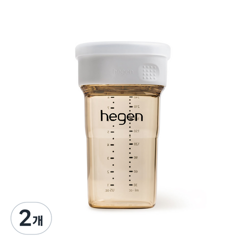 헤겐 PPSU 올라운더컵, 화이트, 2개, 240ml
