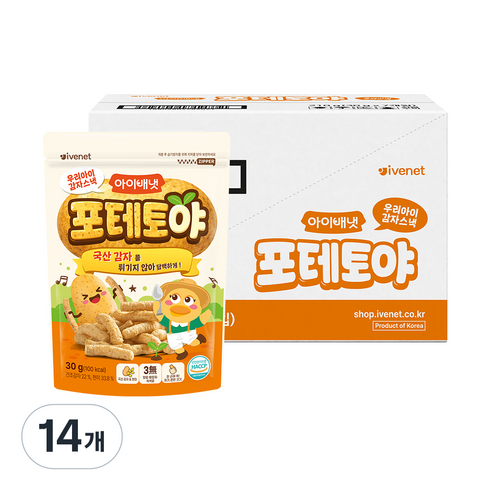 아이배냇 포테토야 과자, 30g, 14개, 감자