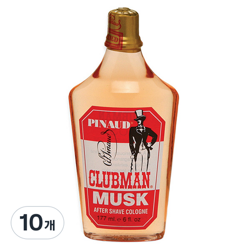 클럽맨 피노드 머스크 에프터쉐이브 코롱, 177ml, 10개