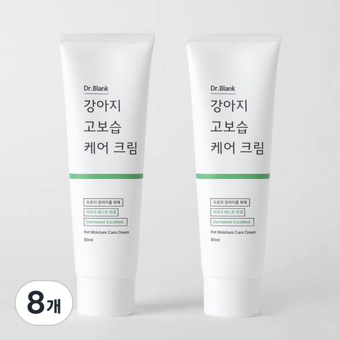 닥터블랭크 강아지 고보습 케어 크림 연고, 80ml, 8개