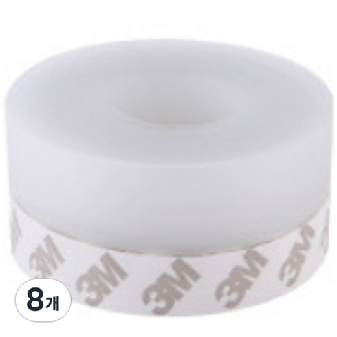 요롬코롬 실리콘 문풍지 테이프 JW02 35mm x 2.5m, 8개