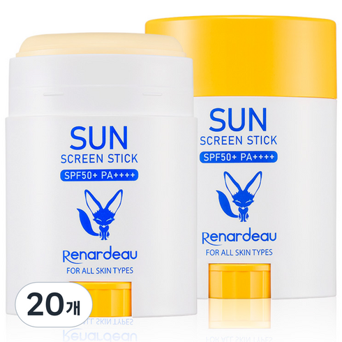 르나르도 썬 스크린 스틱 SPF50+ PA++++, 20g, 20개